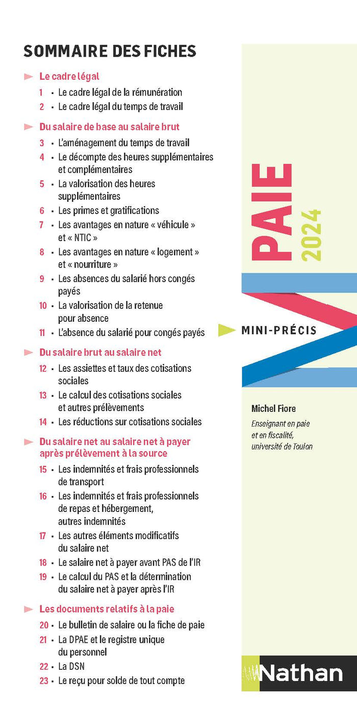 Paie - Mini-Précis 2024