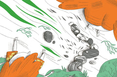 Les Enquêtes de Quentin et Sophie - Tome 9 Le Mystère de la rivière vert fluo