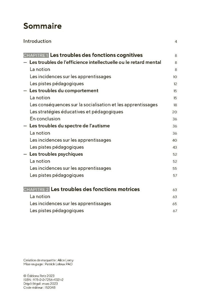 Troubles et apprentissages - Des pistes pédagogiques pour une école inclusive