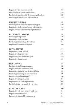 Quittez la course des rats !