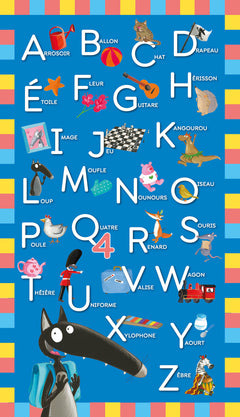 Mon cahier d'écriture lettres batons avec loup