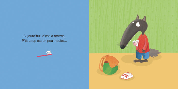 P'tit Loup rentre à l'école