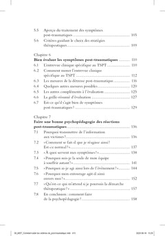 Comment aider les victimes souffrant de stress post-traumatique. - Guide à l'intention des thérapeutes