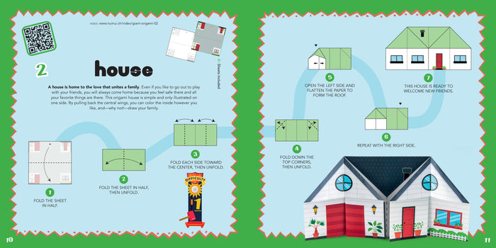 Giant origami for kids