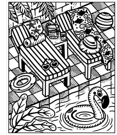 L'été - La peinture magique