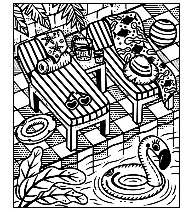 L'été - La peinture magique