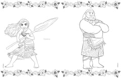 Disney Princesses - Mon gros coloriage + stickers ! (Vaiana)