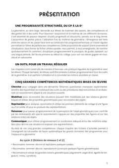Activités de géométrie niveau 3 + ressources numériques
