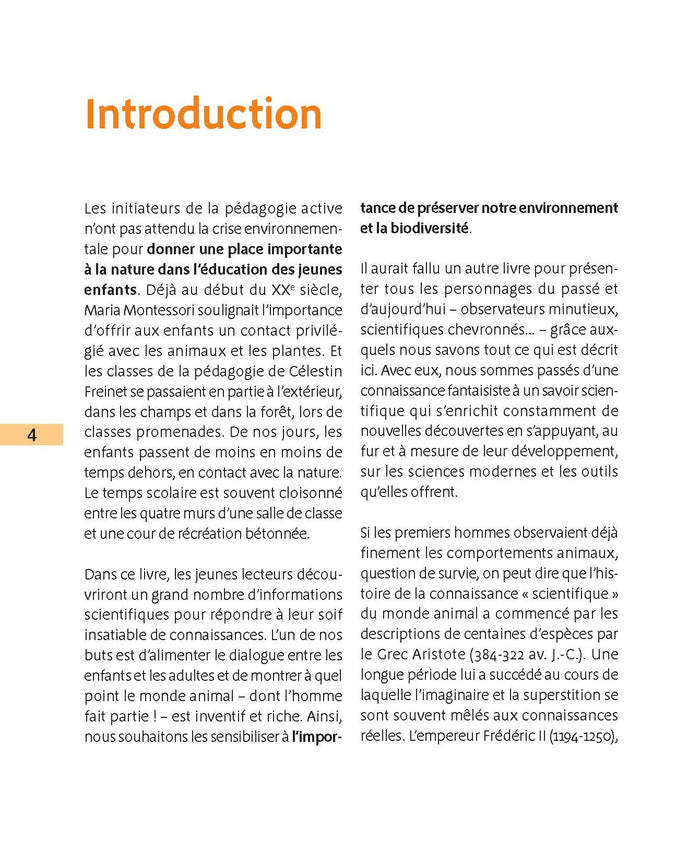 La vie animale 6-12 ans