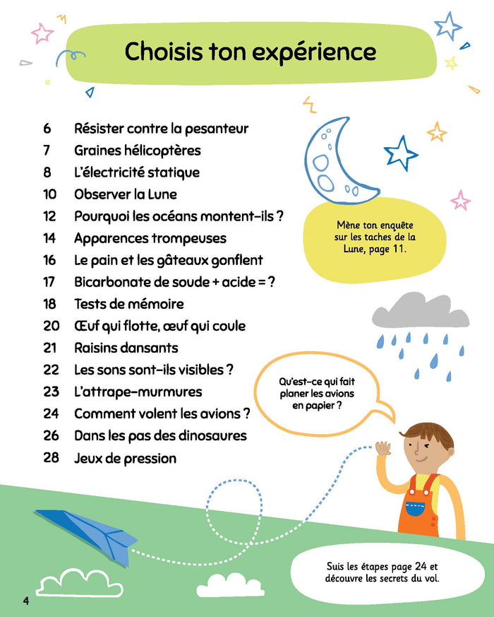 Mes premières expériences scientifiques