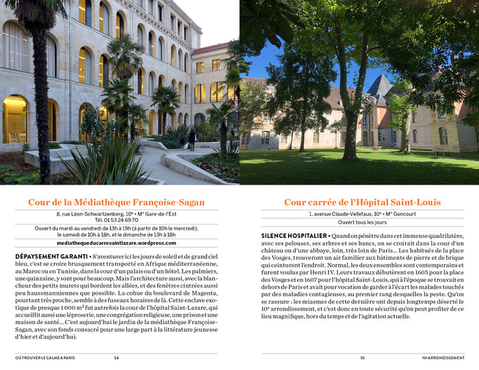 Où trouver le calme à Paris