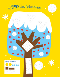 Mon cahier de gommettes - L'hiver