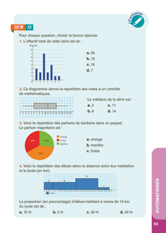 Guide Bac Techno - Mathématiques Enseignement commun Première - Réflexe N°99