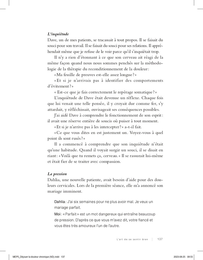 Déjouer la douleur chronique - Une approche scientifique révolutionnaire pour reconditionner son cerveau et retrouver le bien-être