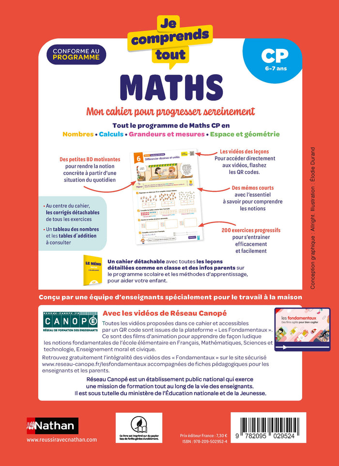 Je comprends tout - Maths CP