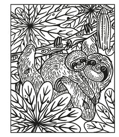 La forêt tropicale - La peinture magique