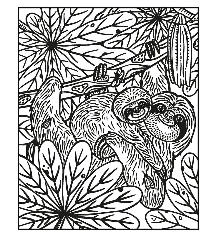 La forêt tropicale - La peinture magique