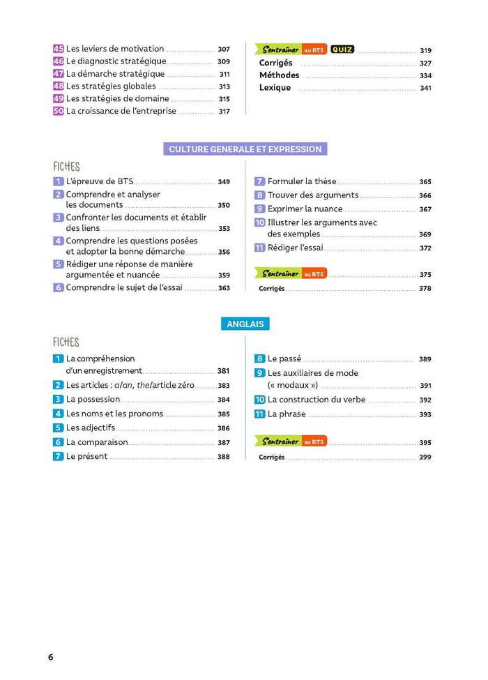 Toutes les matières BTS SAM - Réflexe N° 9 - 2025-2026