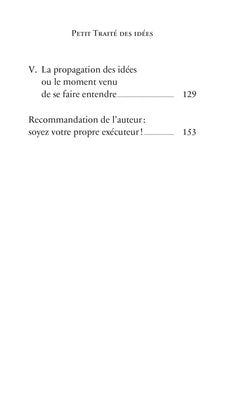 Petit traité des idées