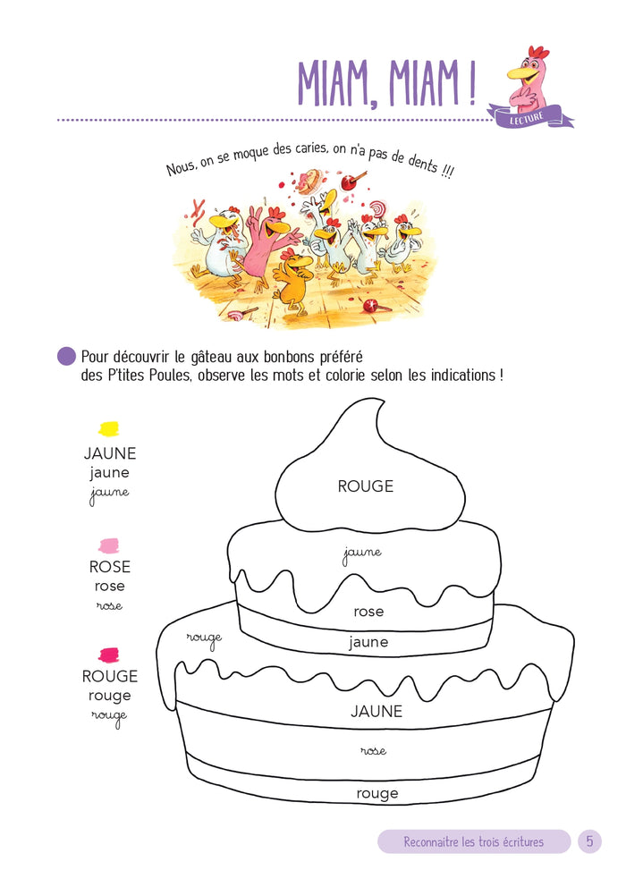 Je révise avec les P'tites Poules GS 5-6 ans