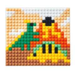 Mon coffret d'artiste - Mes créations en pixels - Dinosaures