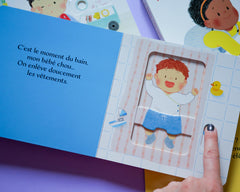 Tu aimes le bain, bébé ?
