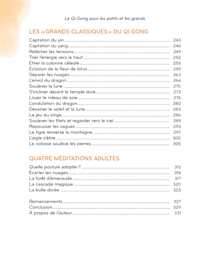 Le Qi Gong pour les petits et les grands