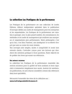 Pratiques de benchmarking