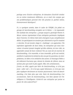 Pratiques de benchmarking