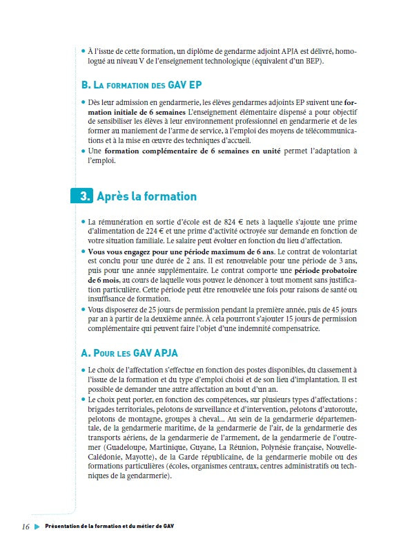 Gendarme adjoint volontaire - Tout en un - Intégrer la fonction publique - 2022/2023