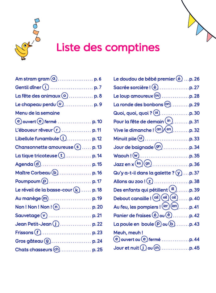 Regarde je lis avec Mila et Noé - Comptines pour apprendre les sons dès 3 ans