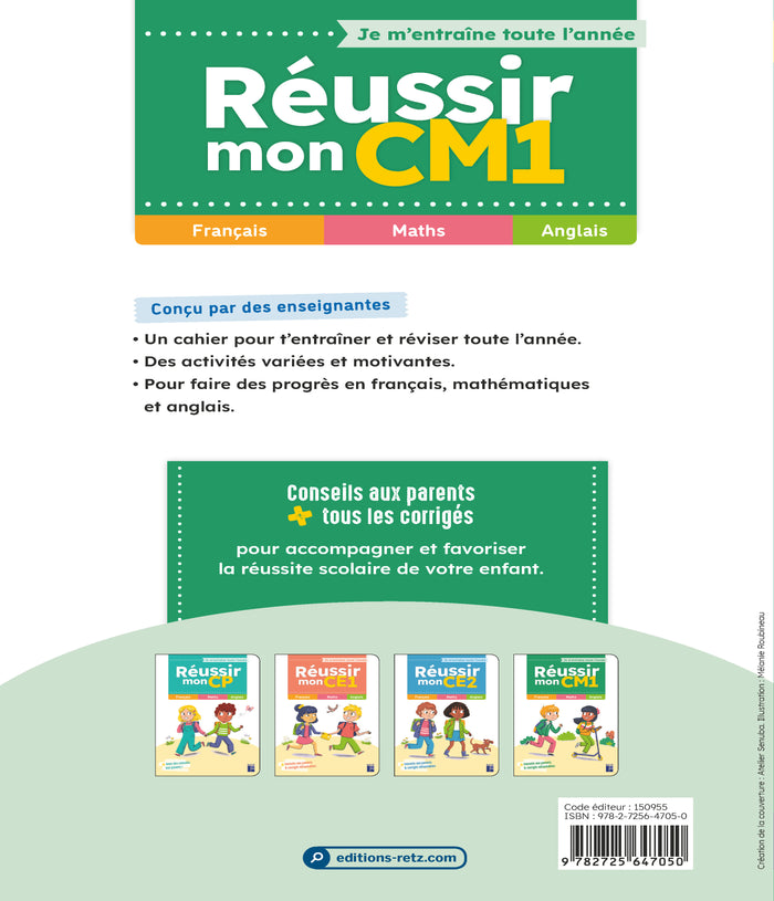 Réussir mon CM1 - Je m'entraîne toute l'année