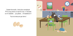 P'tit loup fait des crêpes