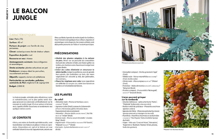 La forêt gourmande - Concevoir son jardin-forêt - 20 projets inspirants de 10 m2 à 10 ha