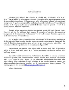 La face cachée du catch