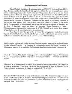 La face cachée du catch