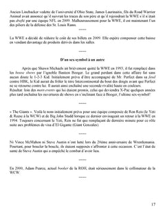 La face cachée du catch
