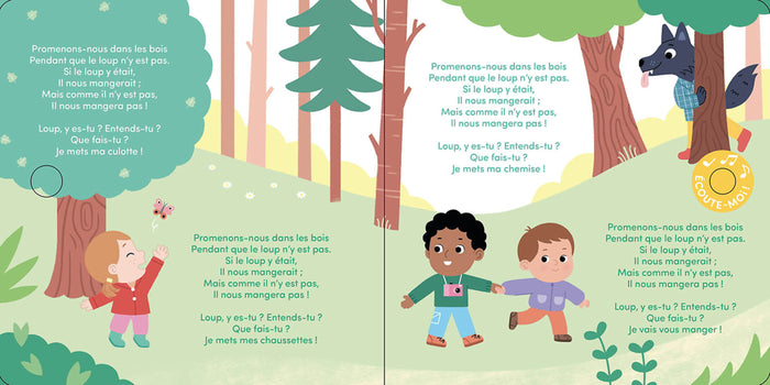 Ma comptine animée - Promenons-nous dans les bois