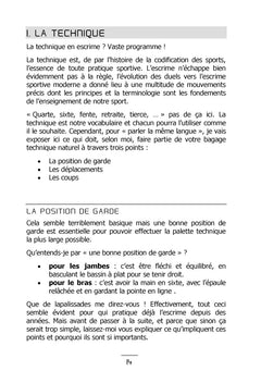 Faire de l'épée - La méthode des 4 fantastiques