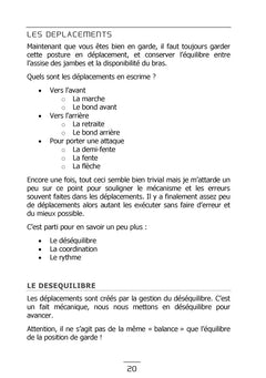Faire de l'épée - La méthode des 4 fantastiques