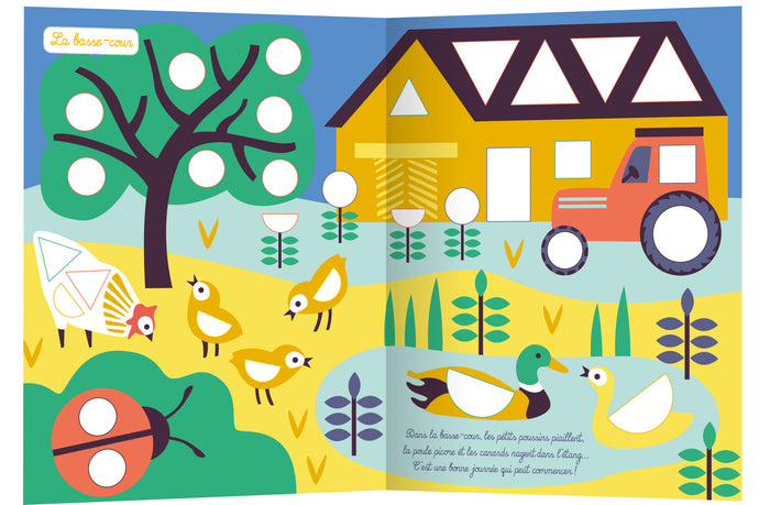 500 premières gommettes formes - La Ferme