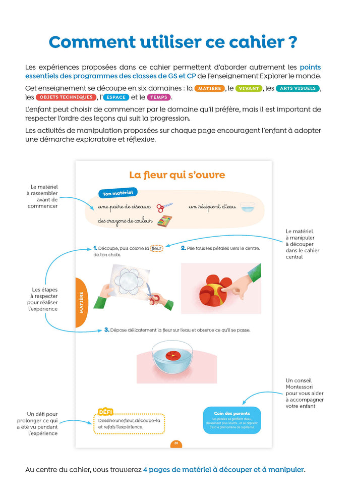 Mes activités Montessori - Explorer le monde