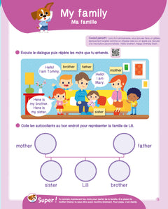 Mon cahier maternelle Mes premiers pas en anglais 3-6 ans