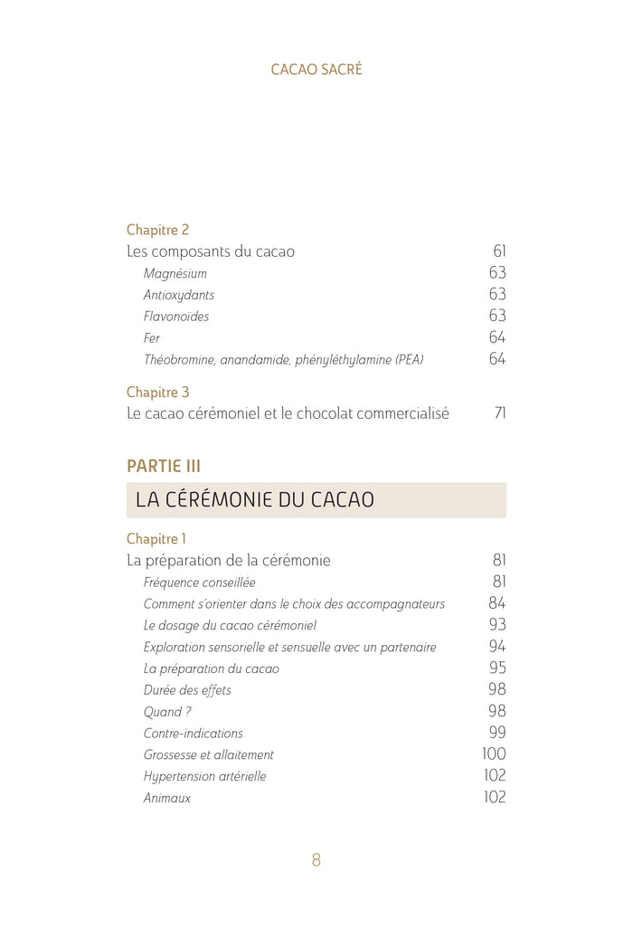Cacao sacré - Le chemin qui mène au coeur