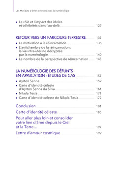 Les mandats d'âmes célestes avec la numérologie - Manuel pratique