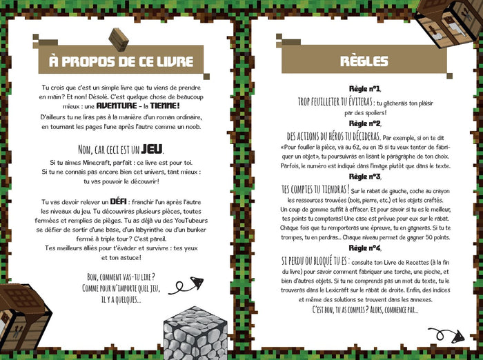 Minecraft - Échappe-toi ! - En mode survie