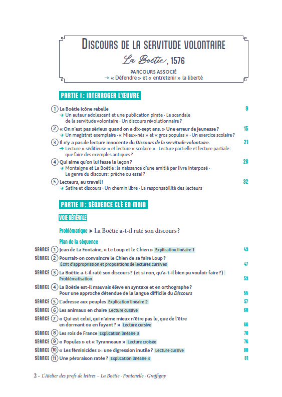 L'atelier des profs de lettres