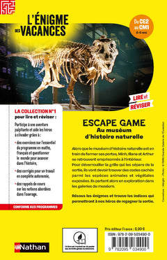 Escape game CE2-CM1: Au muséum d'histoire naturelle