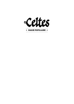 Celtes - Magie populaire