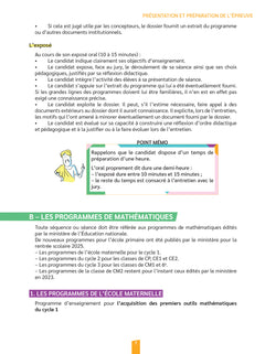 Réussir mon CRPE Maths Admission Concours M2 oral 2026-2027